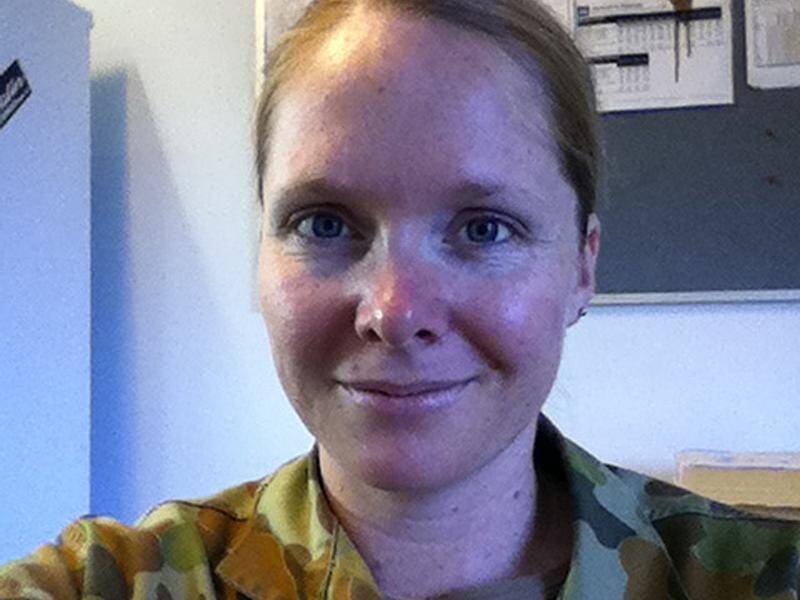 Former army nurse Kerri-Ann Woodbury is researching the effects of deployment on relationships.