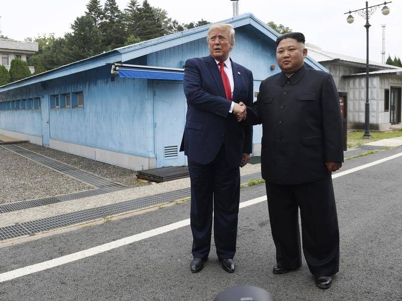 President Donald Trump met North Korea's Kim Jong-un on the border between the Koreas last month.