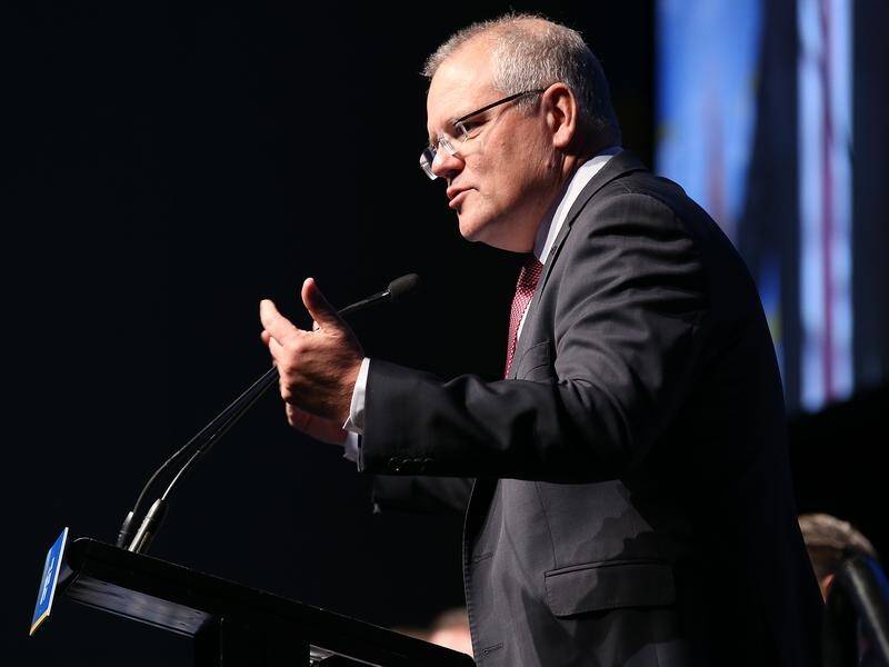 Prime Minister Scott Morrison has told an LNP conference he's right behind Queensland's Olympic bid.