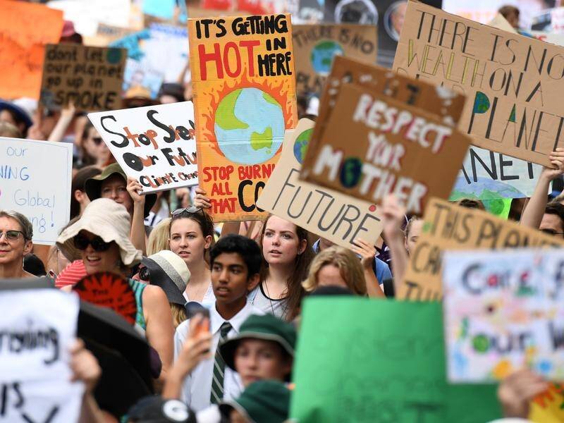 The climate protests were estimated to be 10 times the size of those held in November.