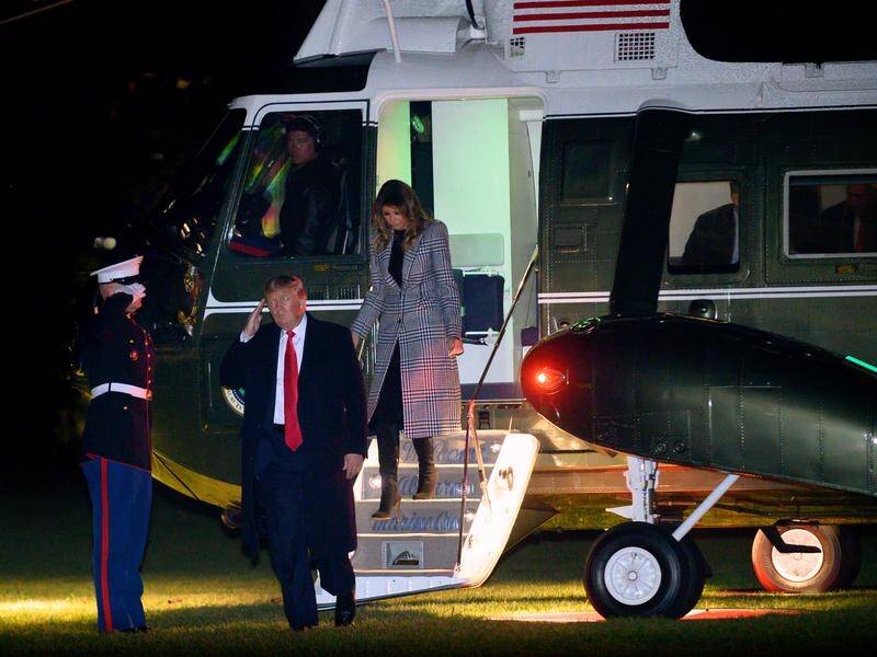President Trump and First Lady Melania have returned to the US after the NATO summit in London.