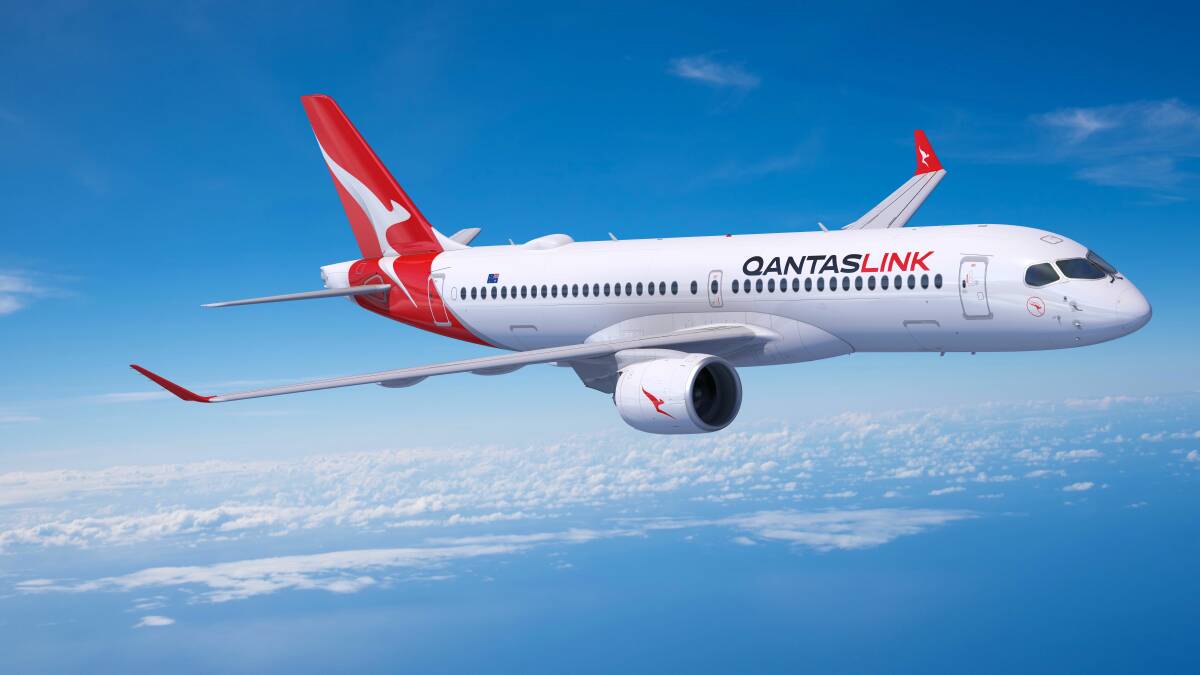 The new Airbus A220. Picture Qantas