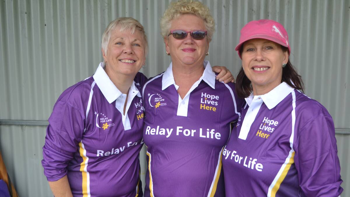 Lesley O'Brien, Mary Flack and Gaye Southwell 