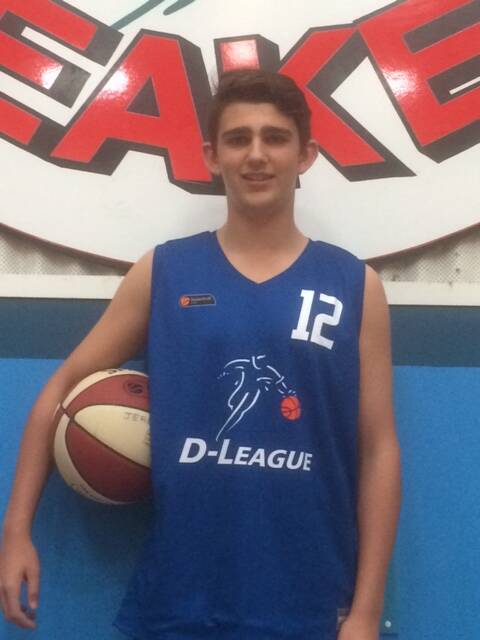 YOUNG TALENT: Jeremy Harding was selected to play in NSW Basketball’s D-League program. 