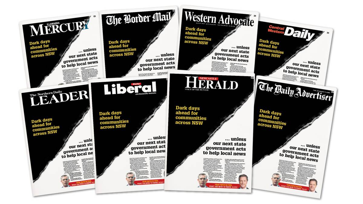 Publisher ACM's regional papers have asked Premier Dominic Perrottet and his Labor challenger at the March 25 election, Chris Minns, to back local news with guaranteed government advertising.
