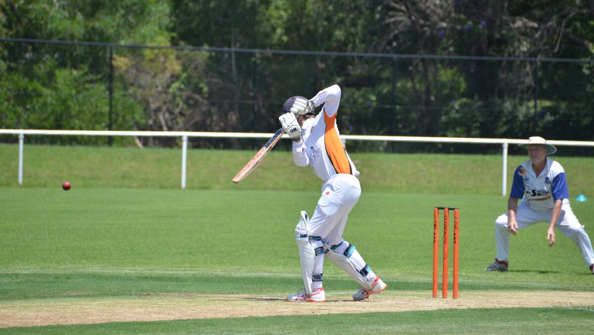 GOOD START: Ryan Hall made an important 45 in Batemans Bay's first-innings total of 8/193 against Ulladulla United.
