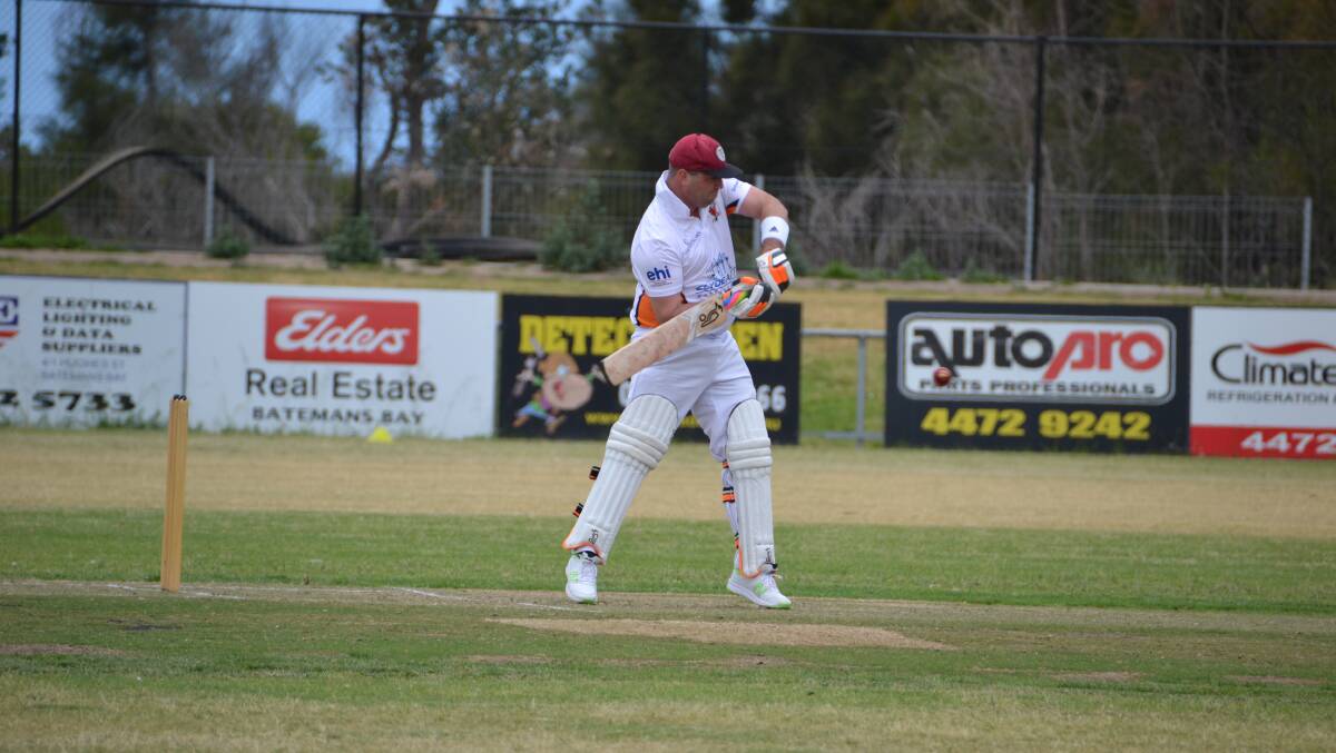 QUICK FIRE: Anthony Mortimer scored 63 as Batemans Bay's second-grade side built a defensible total of 195.