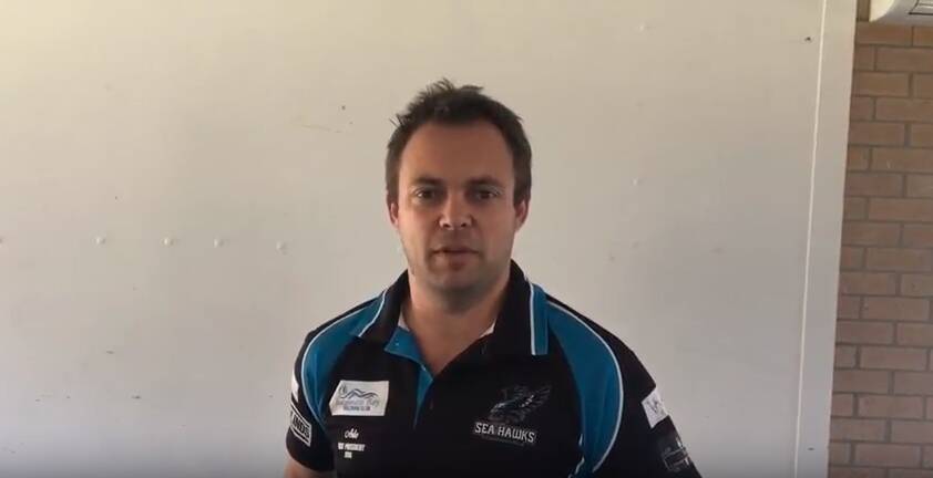 SETBACK: Batemans Bay Seahawks' Club President Arlo Ireland is disappointed with the Sapphire Coast AFL's decision, but already has a plan in place for 2018.