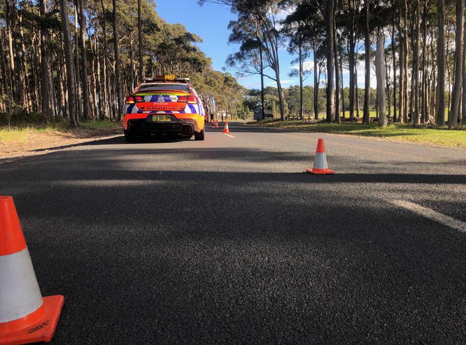 Police are currently on scene at the Mystery Bay crash site.