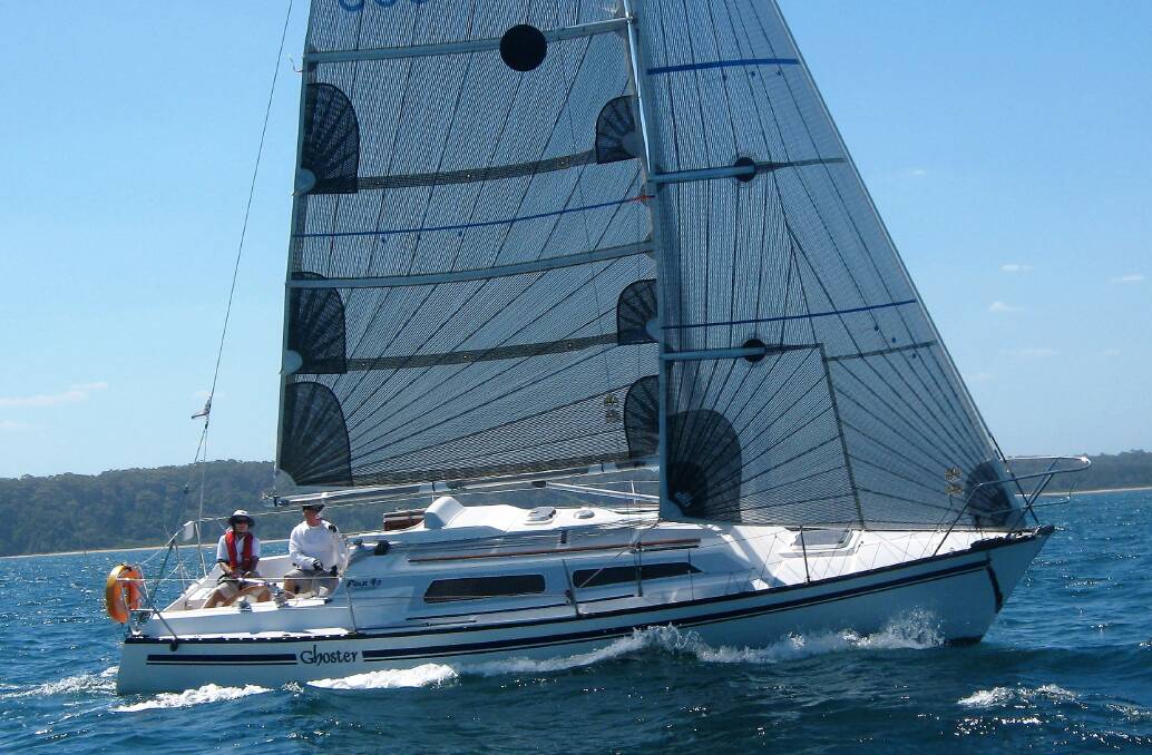 Dion Perrins' Farr 9.2 yacht Ghoster won line honours. Photo: Terry Paton.