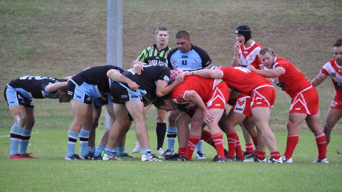 The Moruya Sharks took down the Narooma Devils 28-24 in a tight clash at Ack Weyman. The teams are pictured playing in 2018.