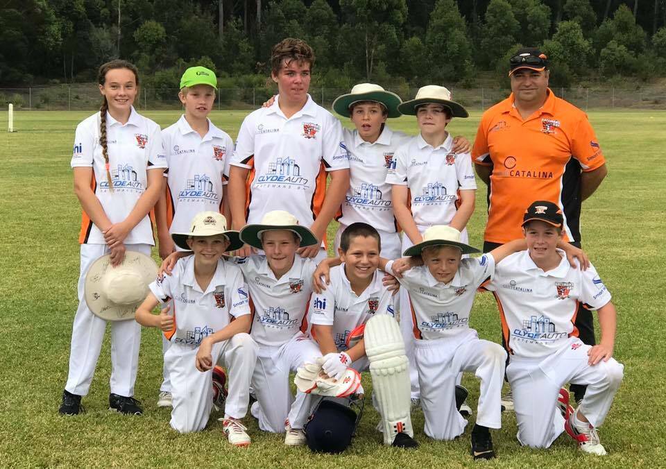 SO CLOSE: The under 12s lost their grand final in a tight match against Berry. Photo: Batemans Bay Cricket Club