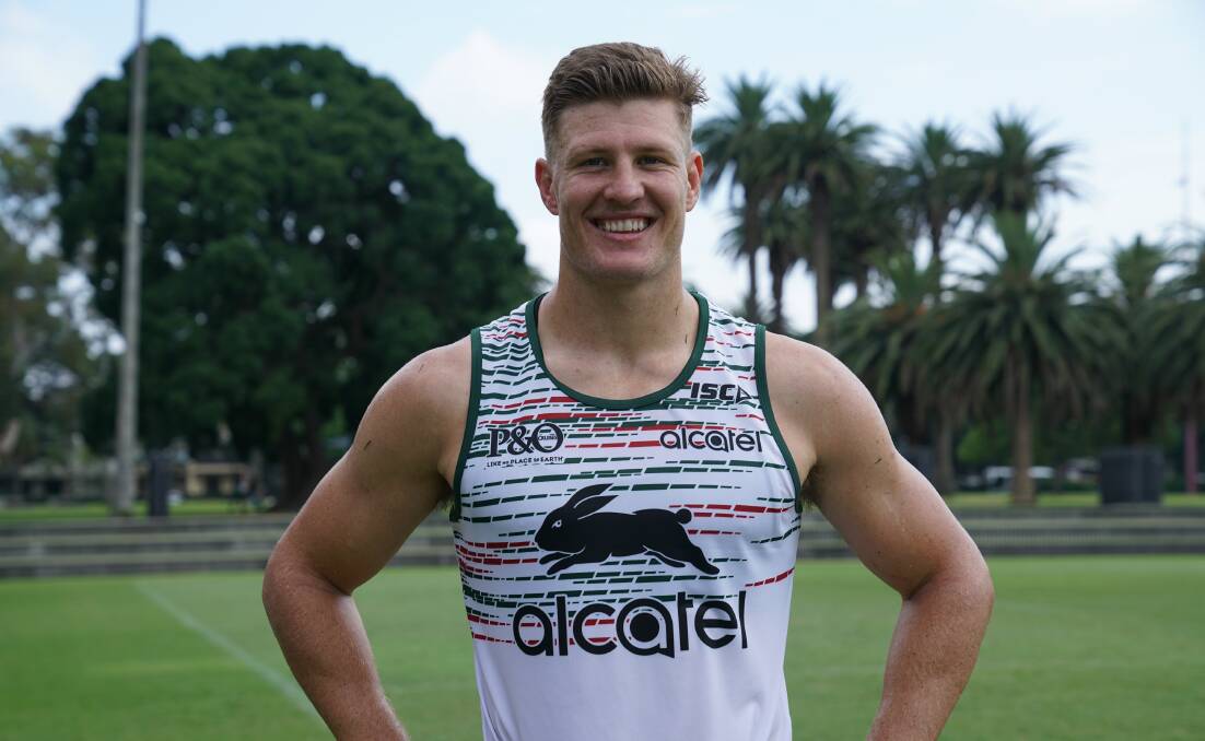 RARING TO GO: Tuross Head product Rhys Kennedy will pull on a Rabbitohs' jersey during this weekend's trial match against the Riverina in Albury. Photo: Michaella Knight