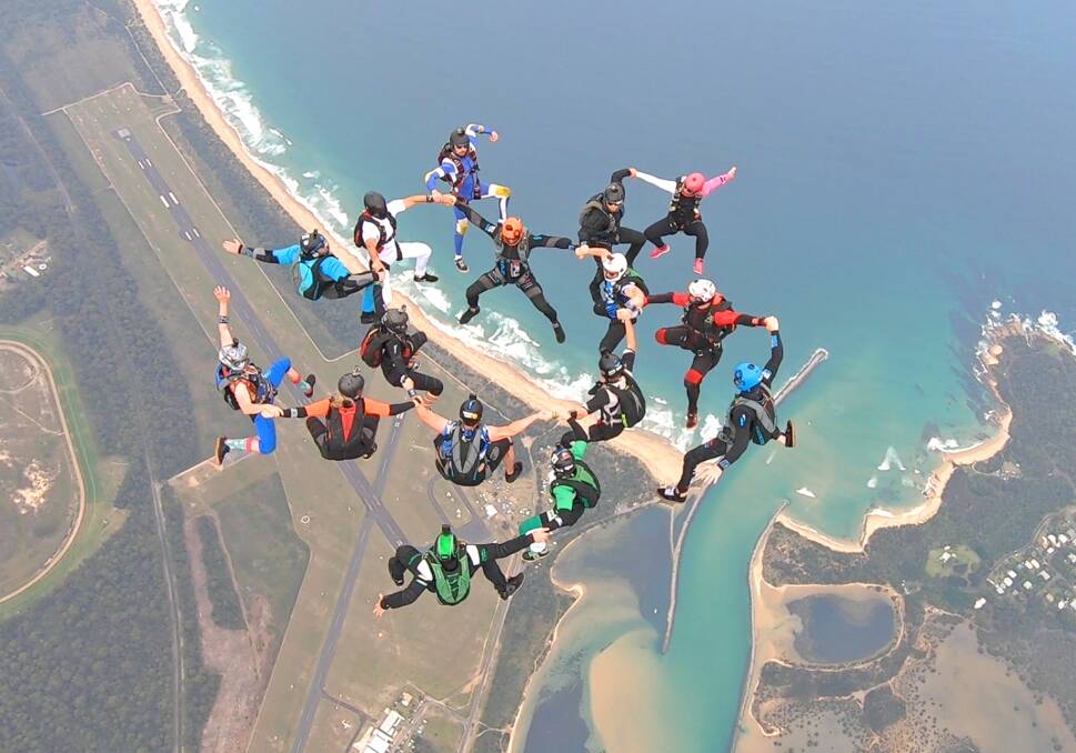 WHAT A VIEW: Moruya will host the 2019 NSW and ACT Skydiving State Championships from October 5 to October 7.