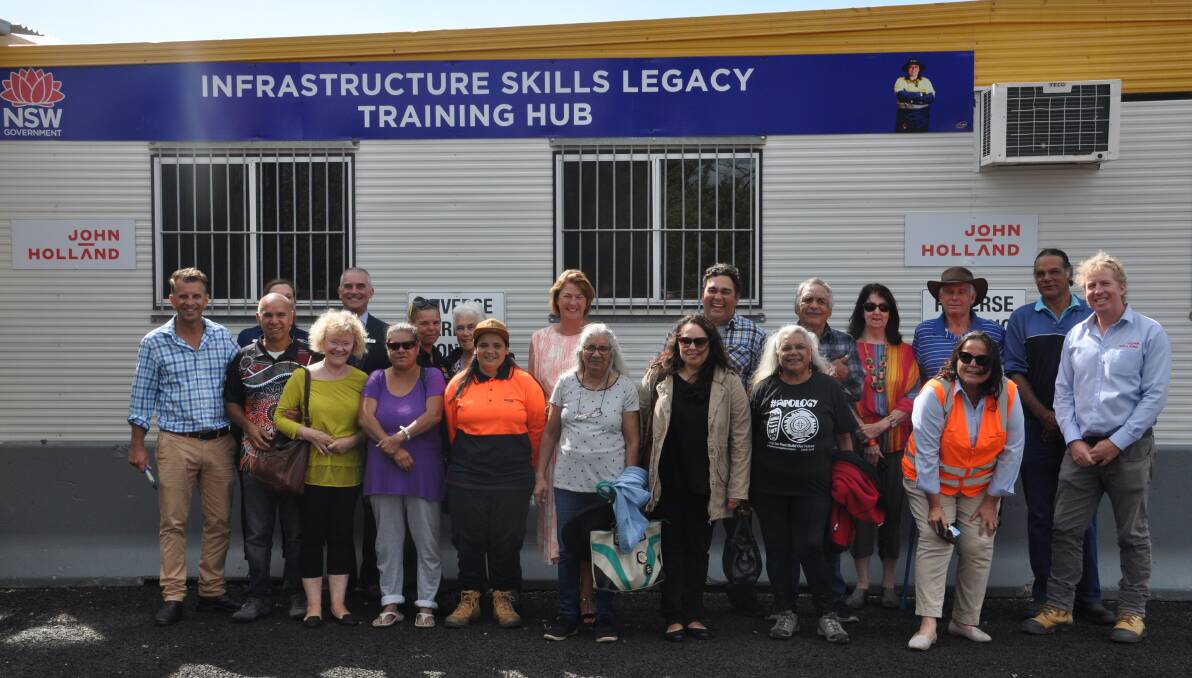 A large group was on hand for the opening of the  Infrastructure Skills Legacy Training Hub.