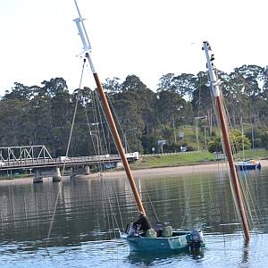 Historic yacht sinks in Batemans Bay