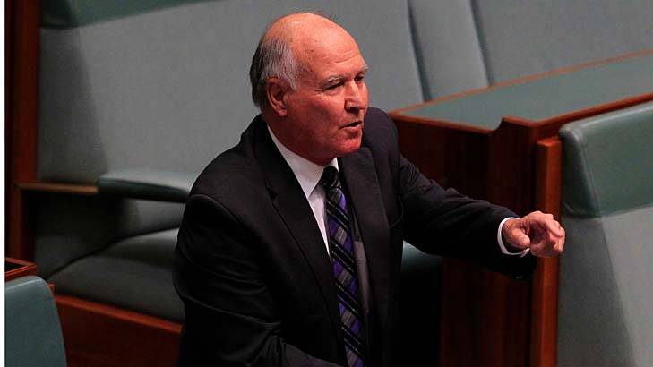 Independent MP Tony Windsor has been calling on the government to extend federal environmental powers to cover the potential impacts of coal seam gas wells and mines on water. Photo: Andrew Meares