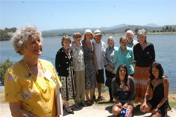TOP GUN: Eurobodalla Shire Citizen of the Year Gwen Wray with family and friends Jeanette Burke, Grace Ware, Amanda Wray, Paul Asmussen, Shirley Wilson, Betty Shaw, Ted Wilson, Sue Wray, Selina Wray-Sky and Charlotte Wray-Sky.